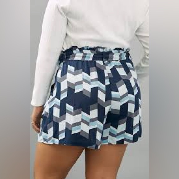 Peter Som for Anthropologie Athena Geometric Shorts Plus Size - Picture 11 of 11